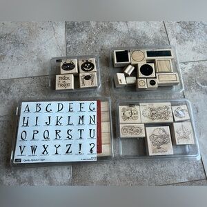Stampin' Up! Alphabet, Shapes, Halloween and Fishy Friends Stamp Sets